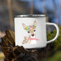 the FOREST FRIENDS - Cute Animal Horse Deer Print Mugs