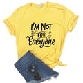 the ANTI-SOCIAL - Not for Everyone Print Women T-Shirts