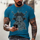 the VALHALLA - Viking Symbol 3D Print Men T-Shirt