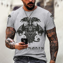 the VALHALLA - Viking Symbol 3D Print Men T-Shirt