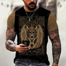 the VALHALLA - Viking Symbol 3D Print Men T-Shirt