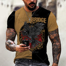 the VALHALLA - Viking Symbol 3D Print Men T-Shirt