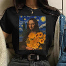 the MONA LISA - Women Mona Lisa Print T-Shirt