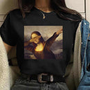 the MONA LISA - Women Mona Lisa Print T-Shirt