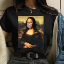 the MONA LISA - Women Mona Lisa Print T-Shirt