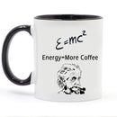 the EINSTEIN - E = MC2 Energy Milk Coffee Ceramic Mug
