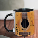 the GUITAR SOLO - Classical Guitar Cello Mug 11oz Ceramic Coffee Mugs