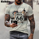 the ROADSTER - Men Fashion 66 American Road T-Shirt