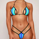the SHOWGIRL - Women Sexy Halter Hollow Out Micro Swimwear