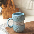the KNITTER - 450ML Ceramics Ball of Yarn Mugs Home Decor