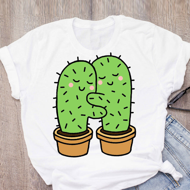 the PLANT MOM - Women Fashion Funny Print T-Shirt