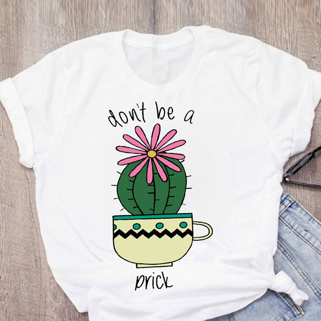 the PLANT MOM - Women Fashion Funny Print T-Shirt