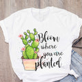 the PLANT MOM - Women Fashion Funny Print T-Shirt