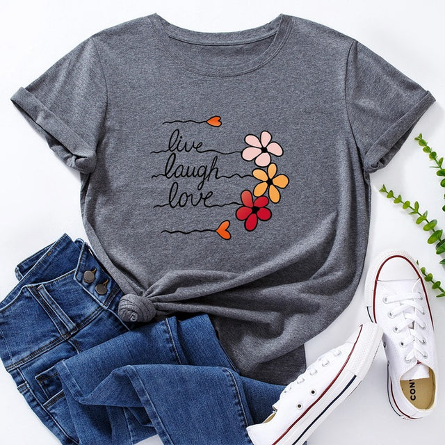 the LIFE LOVER - Cotton Women T-Shirts