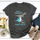 the BIRD MOM - Parrot Letter Print Women T-Shirt