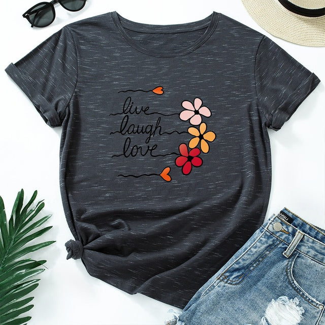 the LIFE LOVER - Cotton Women T-Shirts