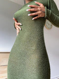 the DOLORES Dress - Knitted Bodycon Dress Fairy Grunge