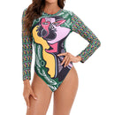 the ABSTRACT - Surfing Swimsuit for Women