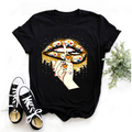 the KISSABLE LIPS - Women's Printed Sexy T-Shirt