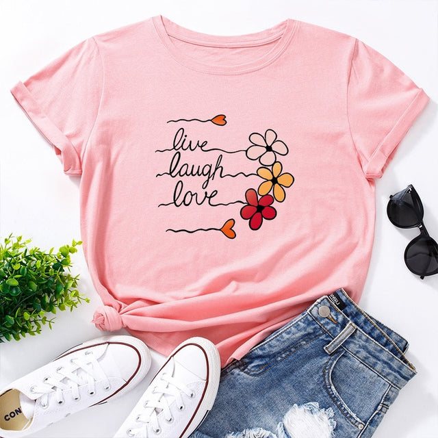 the LIFE LOVER - Cotton Women T-Shirts