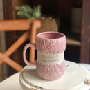 the KNITTER - 450ML Ceramics Ball of Yarn Mugs Home Decor