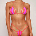 the SHOWGIRL - Women Sexy Halter Hollow Out Micro Swimwear