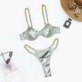 the MINI - Sexy Metal Chain Bikini Set