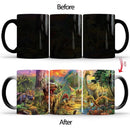 the MAGIC DINO - 350ml Dinosaur Color Changed Mug