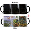 the MAGIC DINO - 350ml Dinosaur Color Changed Mug