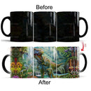 the MAGIC DINO - 350ml Dinosaur Color Changed Mug
