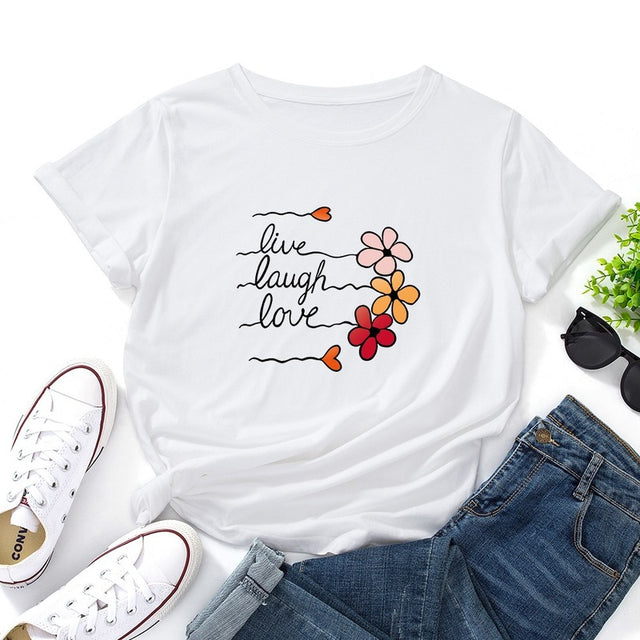 the LIFE LOVER - Cotton Women T-Shirts