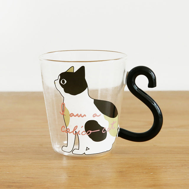 the KITTY KAT - 250ml Cute Cat Glass Juice Coffee Cup