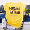 the HAKUNA MATATA - Women Cotton T-Shirts